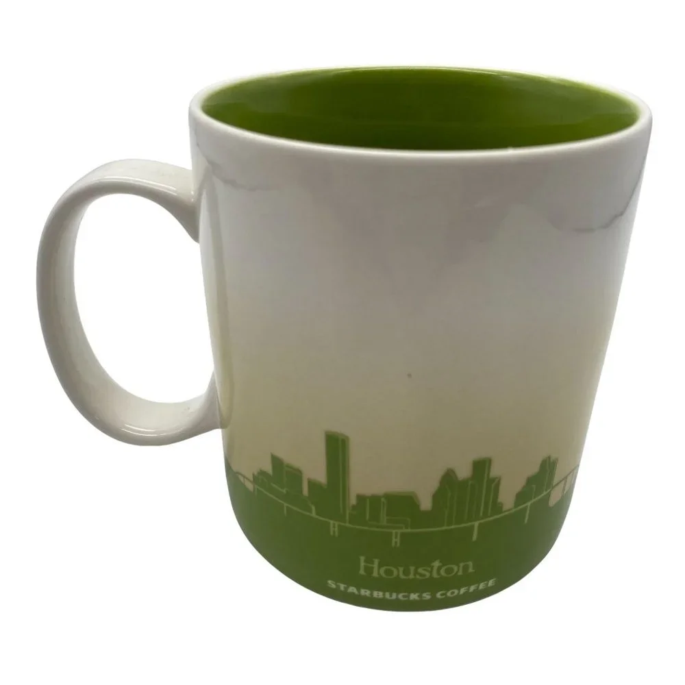 Starbucks‎ Houston Global Icon Collectors Series coffee mug cup 2008 16fl oz